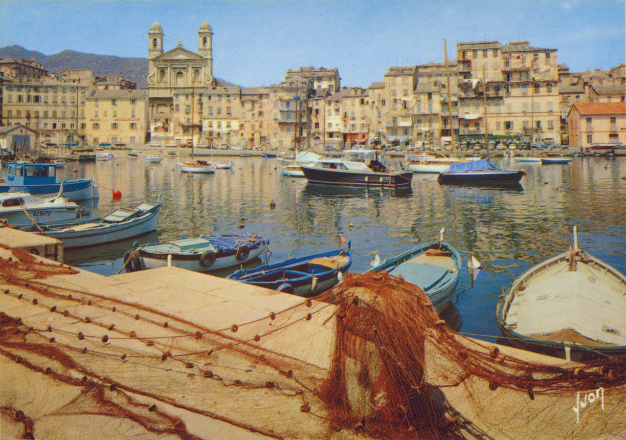 carte postale BASTIA. LE VIEUX PORT 1950 012401 Photo