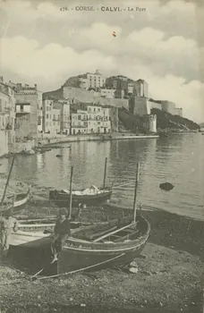 carte postale CALVI. LE PORT 1903-1920 012404 Photo