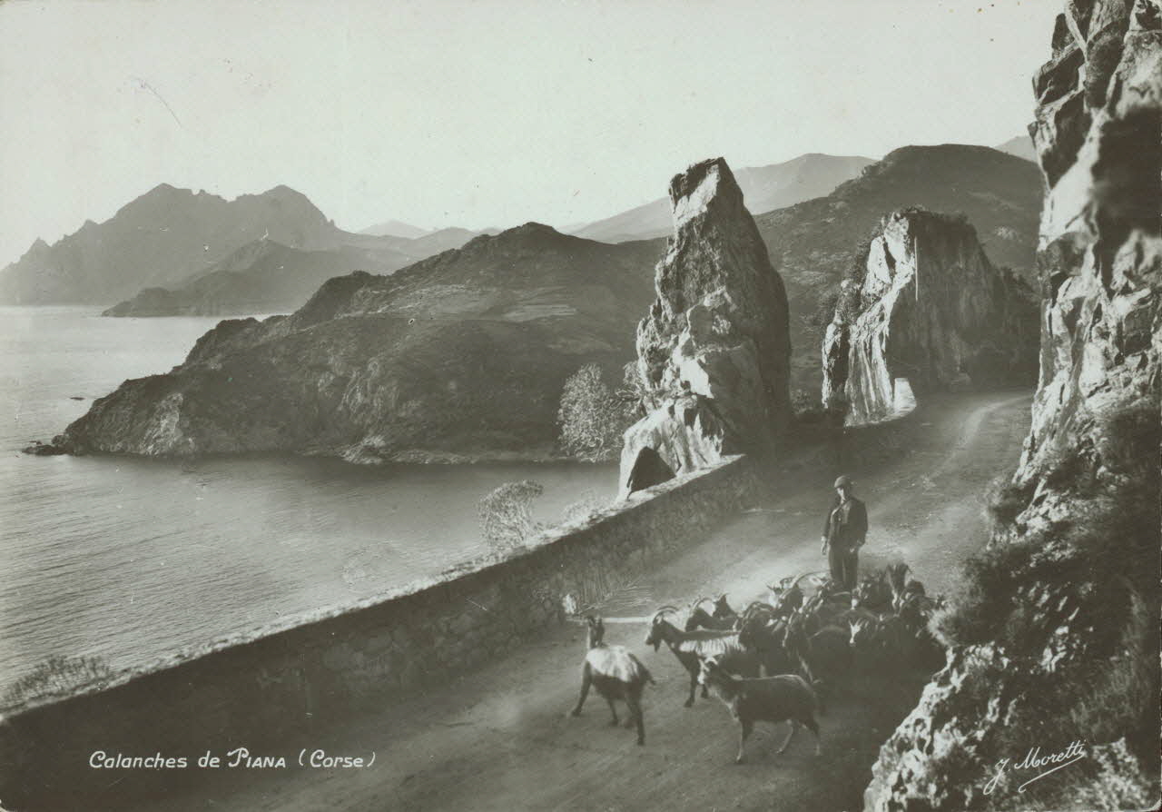 carte postale CALANCHES DE PIANA 1921-1950 012409 Photo