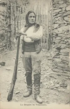 carte postale LA BERGERE DE VENZOLASCA 1903-1920 012419  Photo