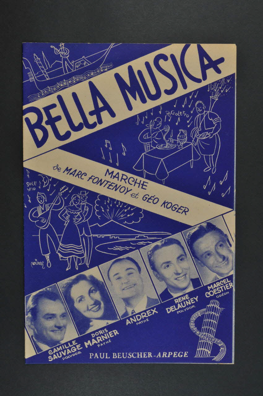 partition de musique petit format 1969.88.20 Photo Mucem