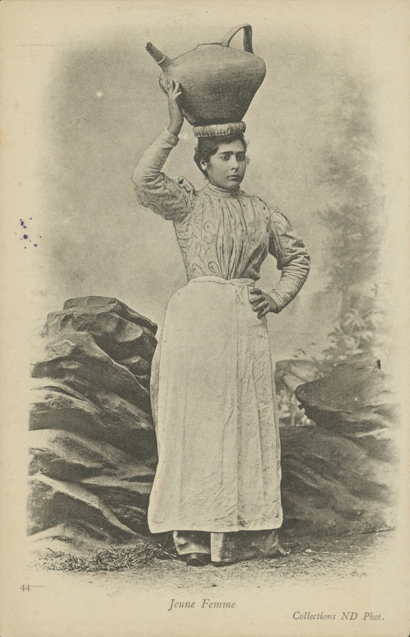 carte postale JEUNE FEMME 1903 012588 Photo