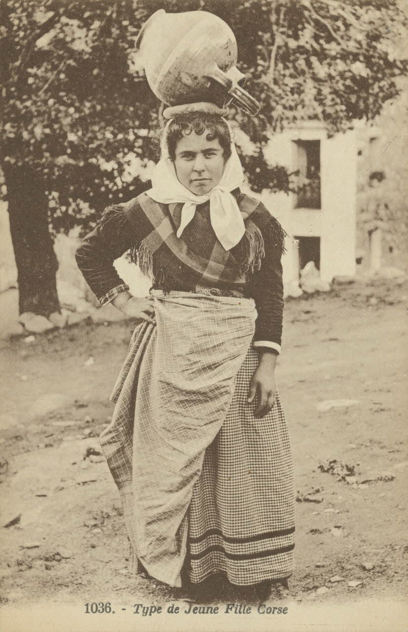 carte postale TYPE DE JEUNE FILLE 1903-1920 012592 Photo