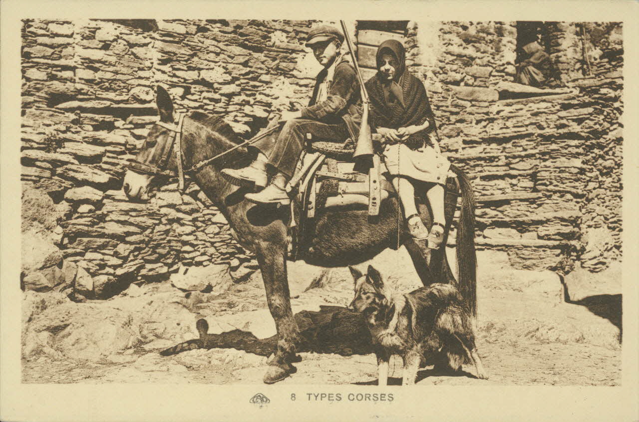carte postale TYPES CORSES 1903-1920 012606 Photo