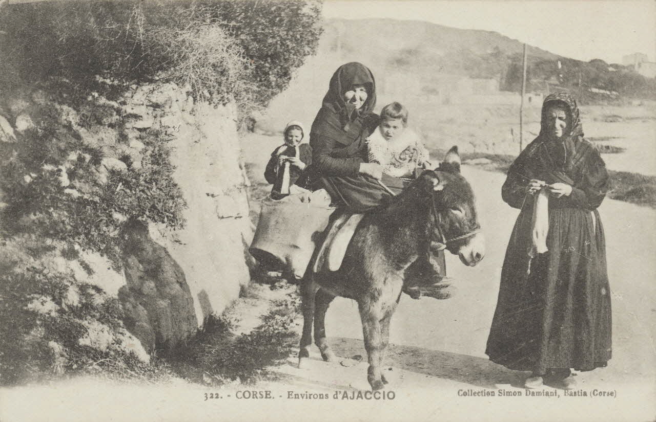 carte postale ENVIRONS D'AJACCIO 1903-1920 012619 Photo