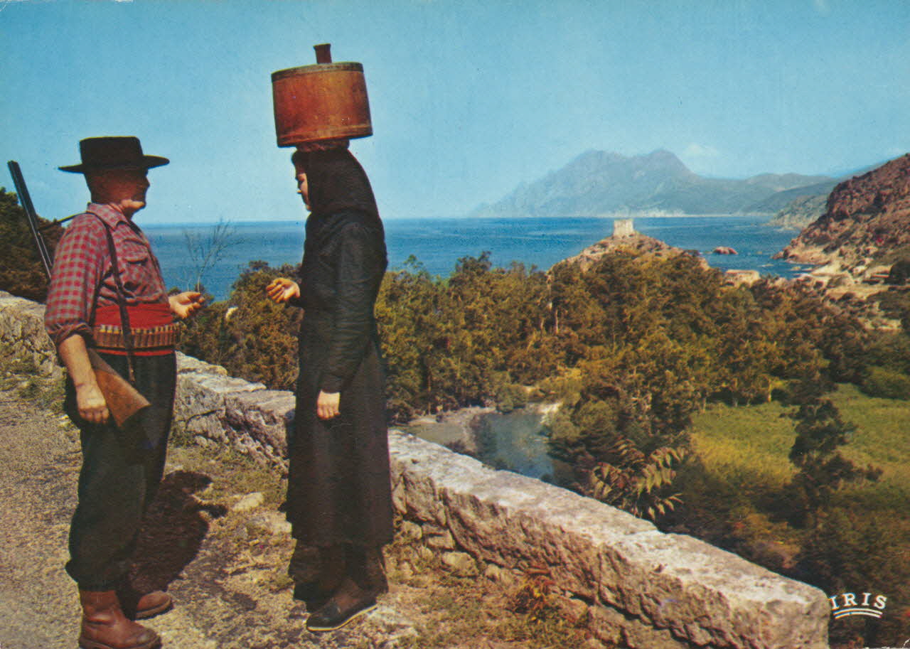 carte postale CHARMES ET COULEURS DE LA CORSE 1950 012647 Photo