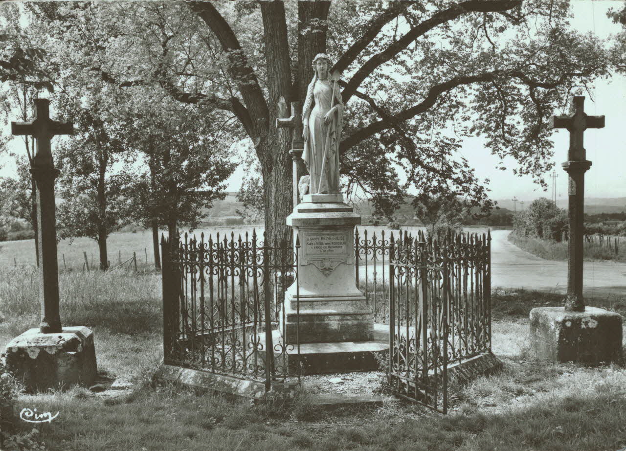 carte postale STATUE DE SAINTE REINE D'ALISE Côte-d'Or 1967 012751 Photo