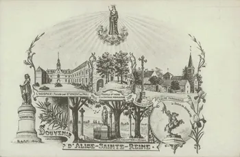carte postale SOUVENIR D'ALISE-SAINTE-REINE Côte-d'Or 1967 012752 Photo