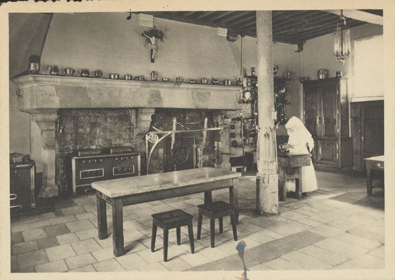 carte postale HOTEL-DIEU DE BEAUNE. ; LA CUISINE Côte-d'Or 1921-1950 012809 Photo