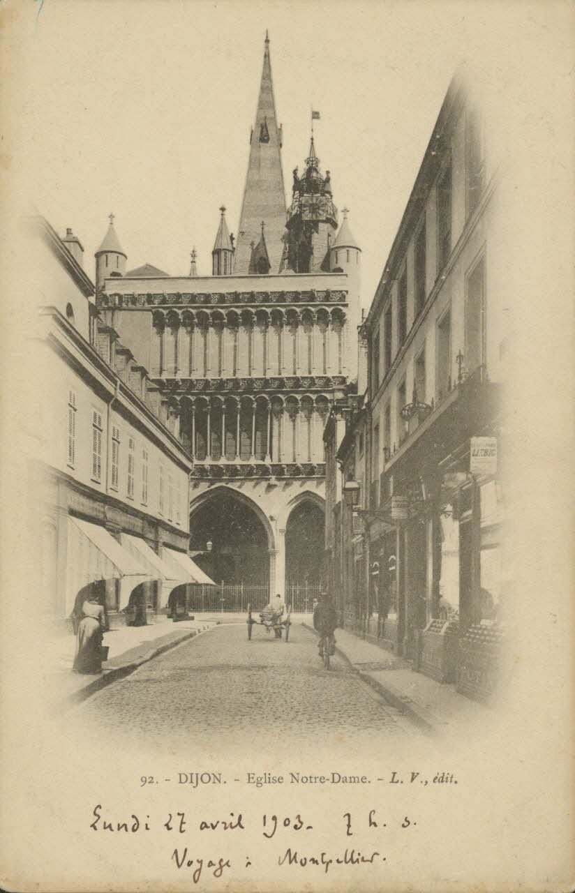 carte postale EGLISE NOTRE DAME Côte-d'Or 1903 012850 Photo