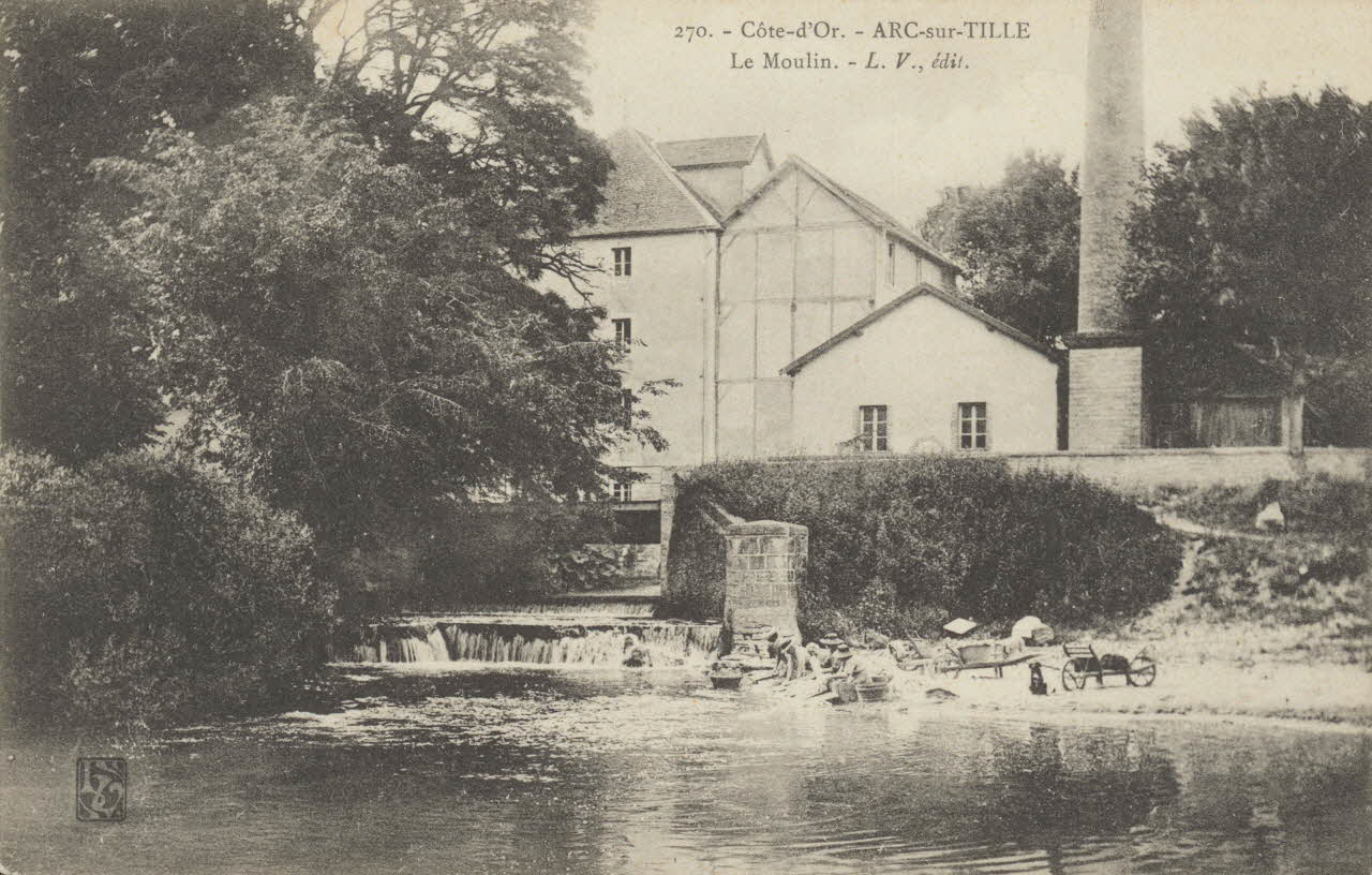 carte postale ARC SUR TILLE COTE D'OR LE MOULIN Côte-d'Or 1903-1950 013006 Photo