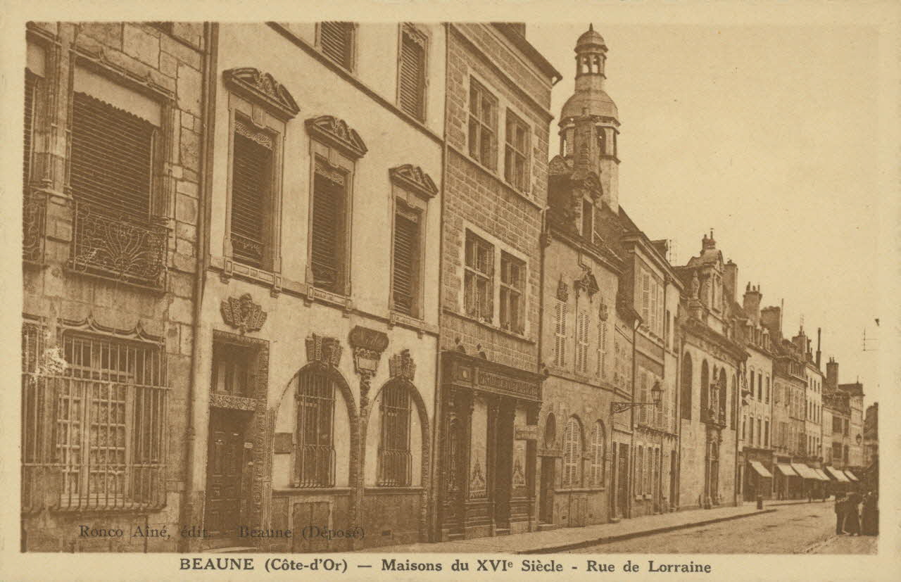 carte postale MAISONS DU 16EME, RUE DE LORRAINE Côte-d'Or 1903-1950 013027 Photo