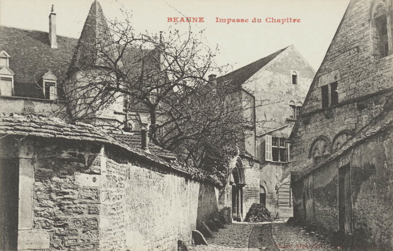 carte postale IMPASSE DU CHAPITRE Côte-d'Or 1903-1920 013033 Photo