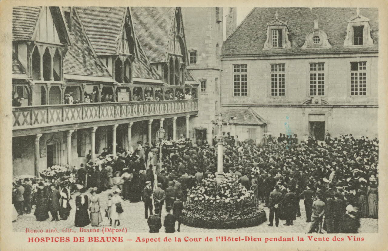 carte postale HOSPICES DE BEAUNE Côte-d'Or 1903-1920 013088 Photo