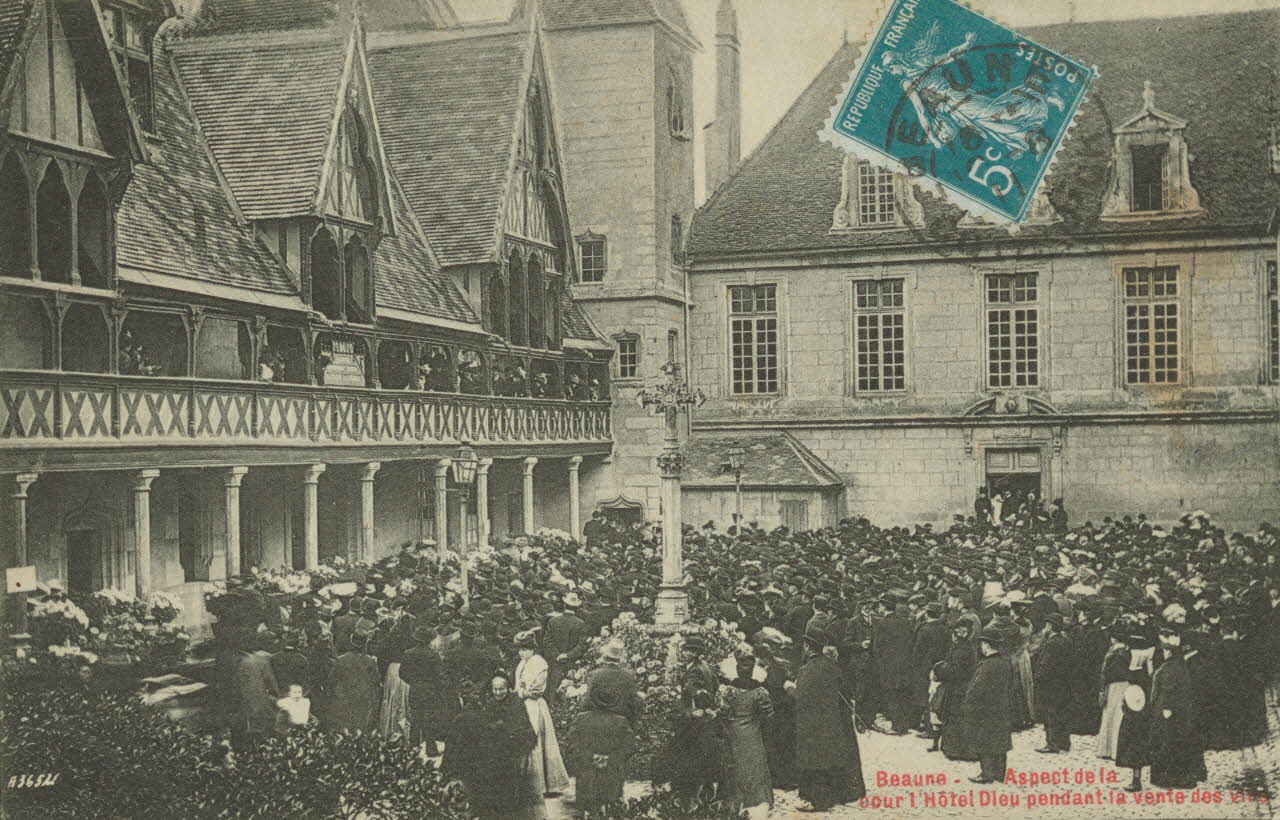 carte postale HOSPICES DE BEAUNE Côte-d'Or 1903-1920 013089 Photo