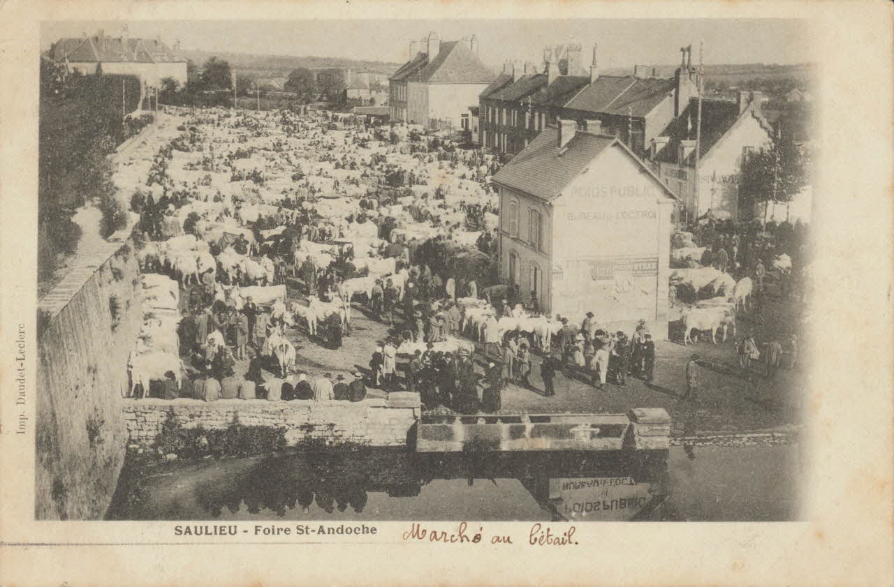 carte postale FOIRE SAINT-ANTOCHE Côte-d'Or 1904 013099 Photo