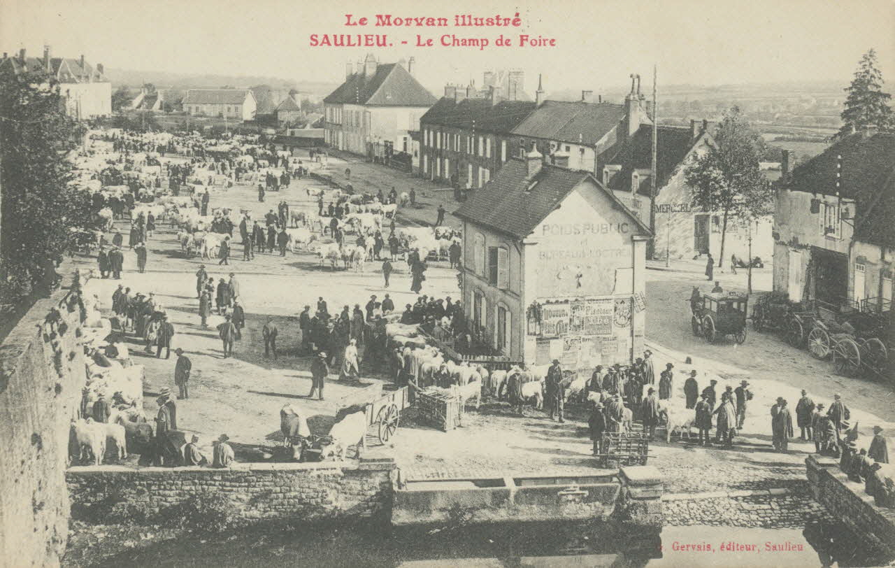 carte postale LE CHAMP DE FOIRE Côte-d'Or 1903-1920 013100 Photo
