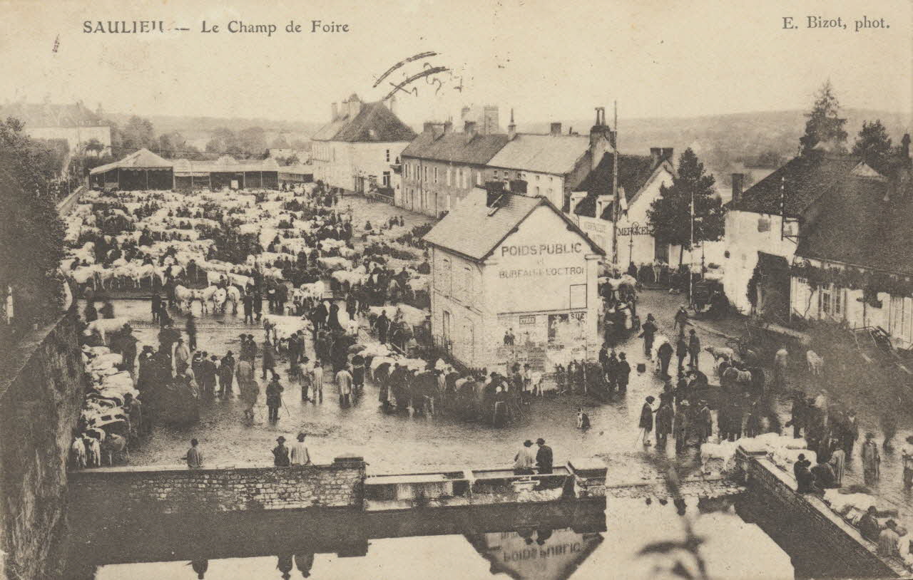 carte postale LE CHAMP DE FOIRE Côte-d'Or 1906 013101 Photo