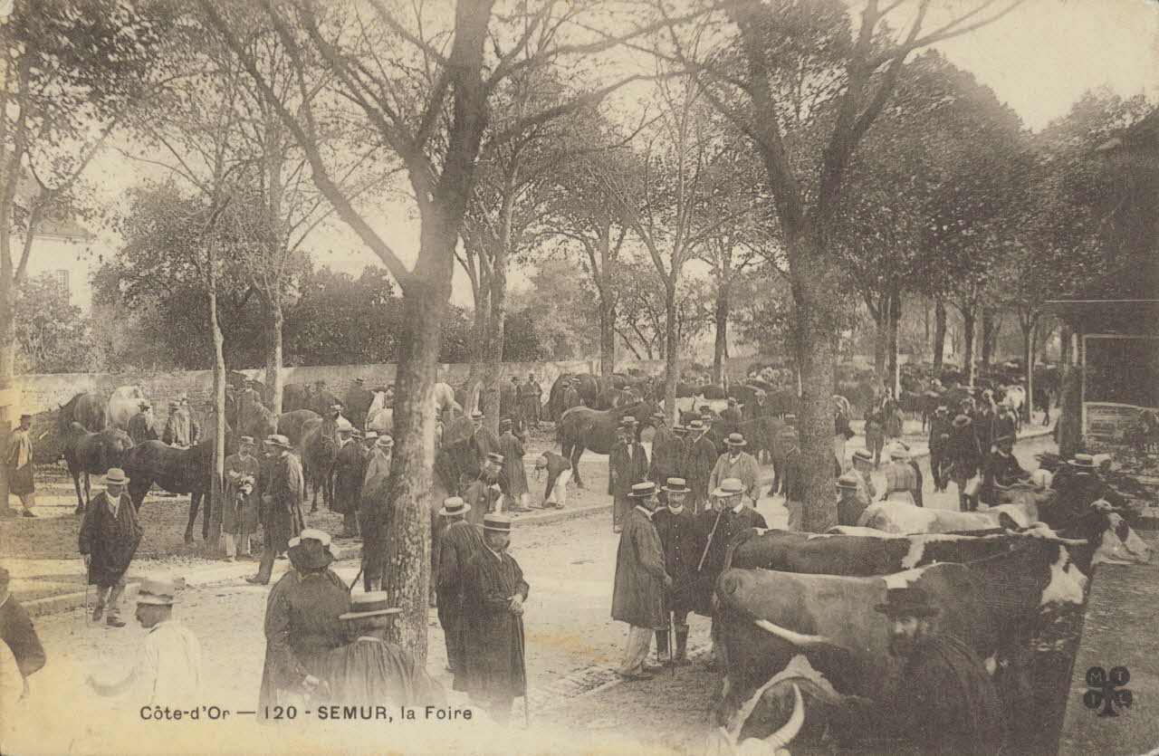 carte postale LA FOIRE Côte-d'Or 1903-1920 013102 Photo