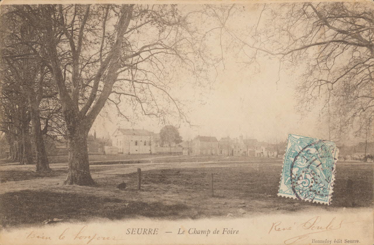 carte postale LE CHAMP DE FOIRE Côte-d'Or 1903 013103 Photo