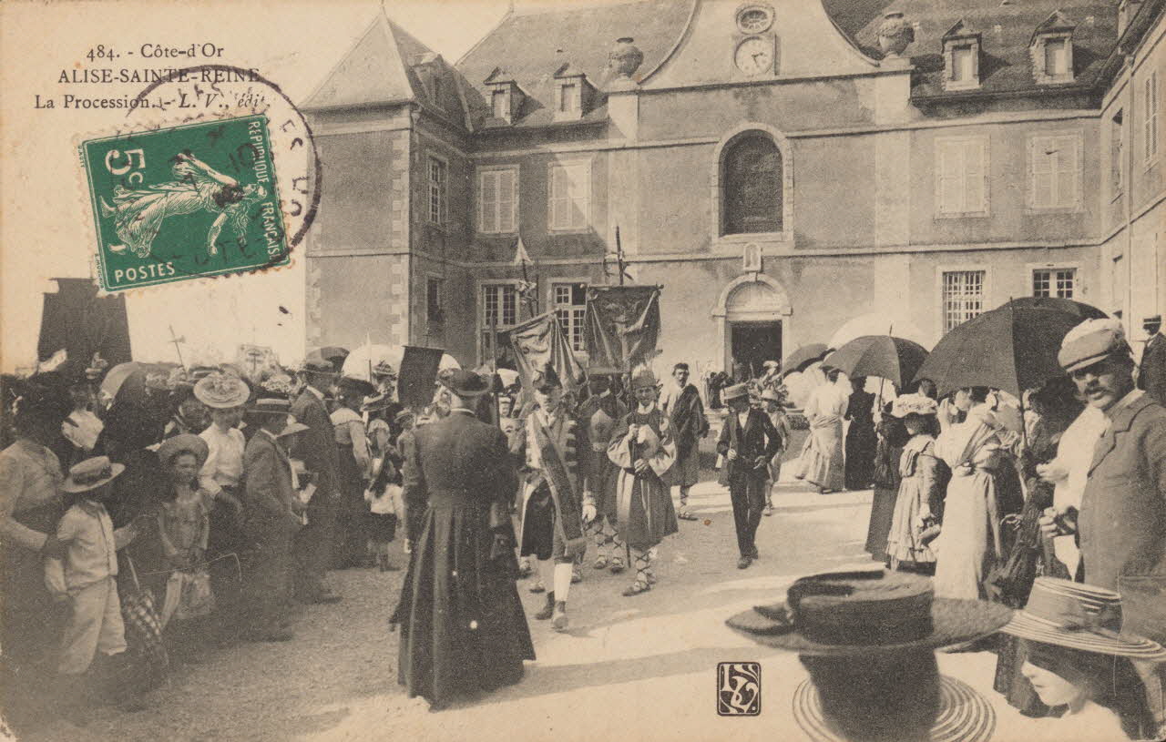 carte postale LA PROCESSION Côte-d'Or 1903-1920 013107 Photo