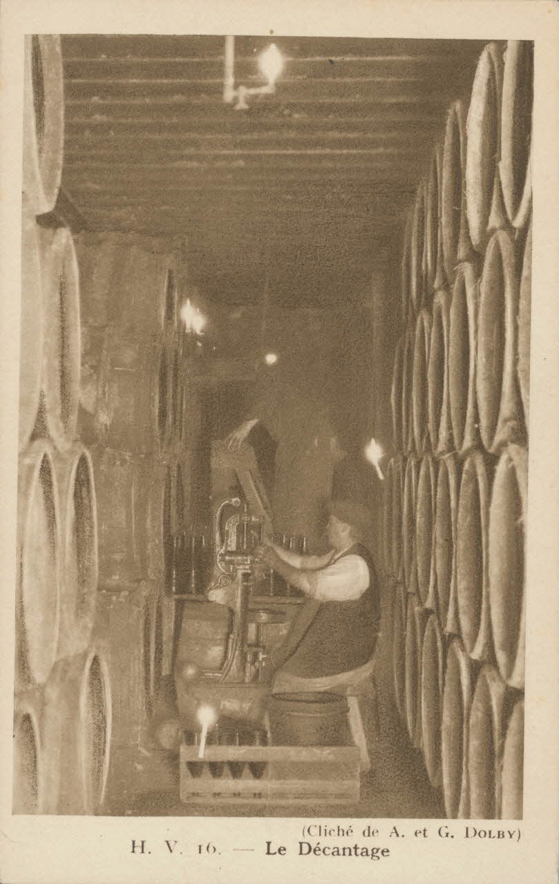 carte postale LE DECANTAGE 1903-1920 013131 Photo