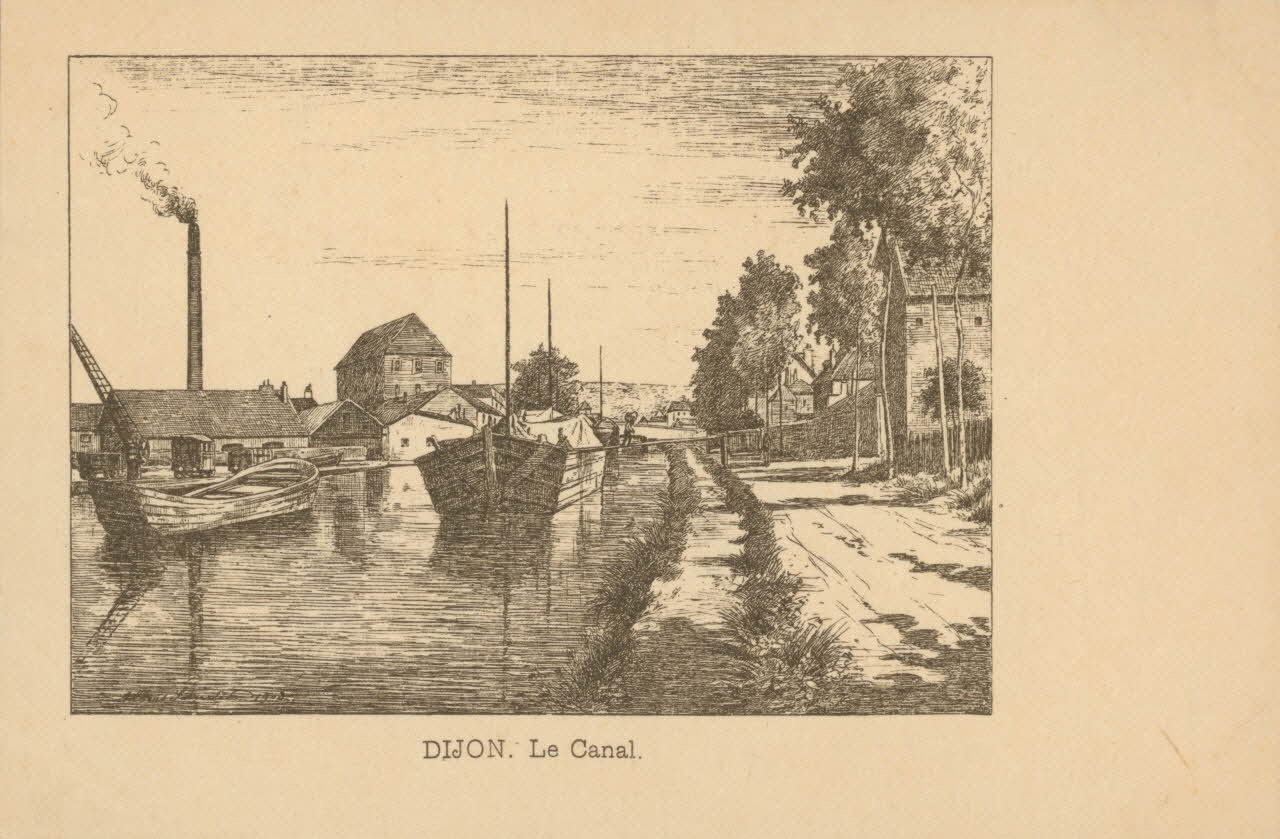 carte postale LE CANAL Côte-d'Or 1903 013479 Photo