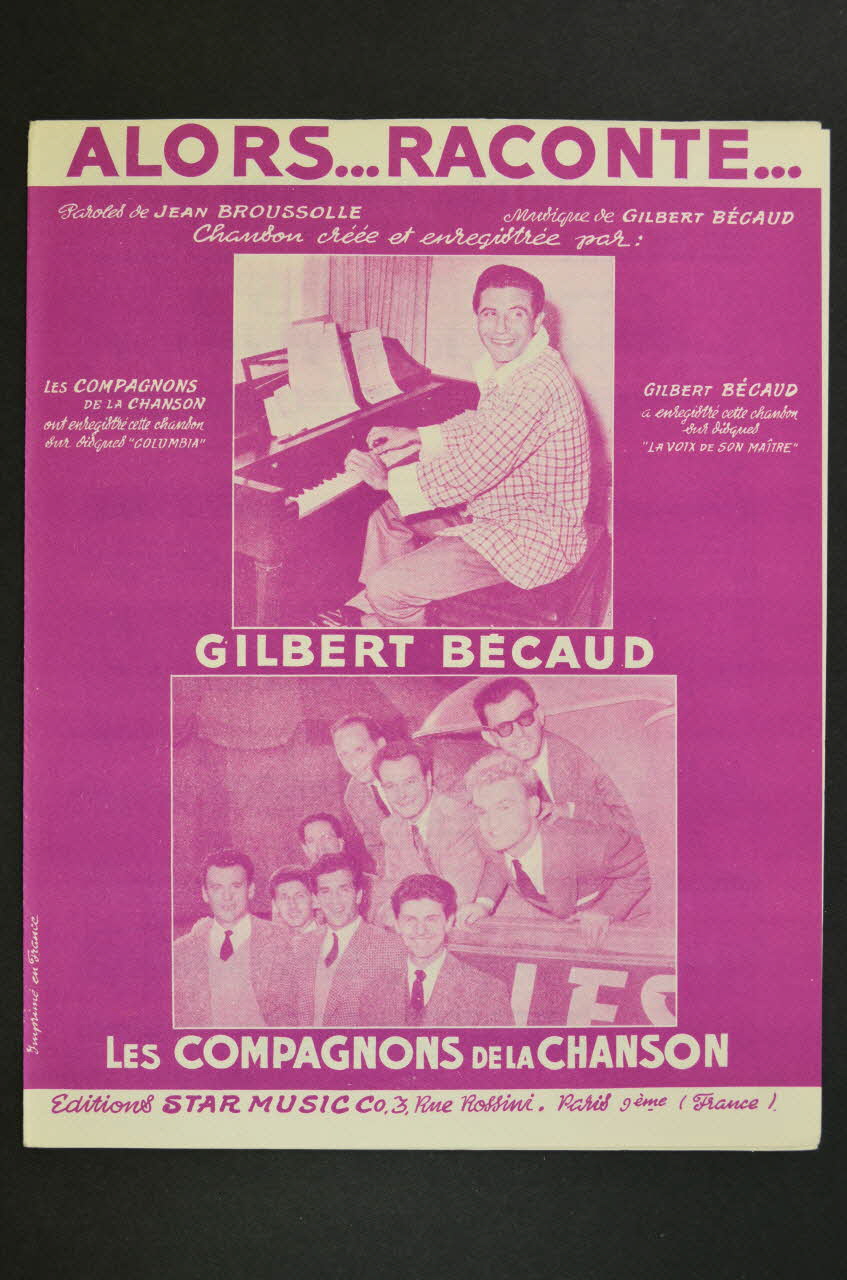 partition de musique petit format 1969.88.215 Photo Mucem