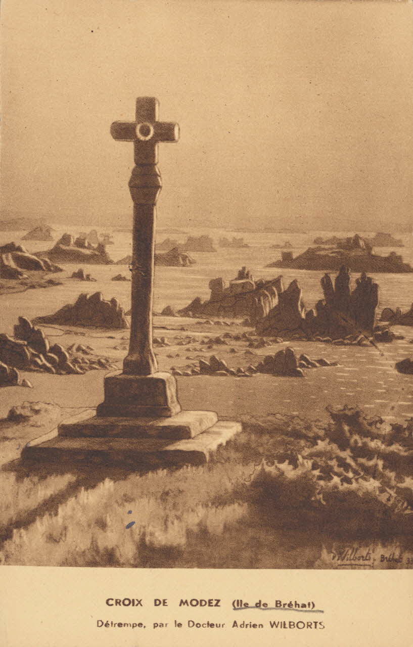 carte postale CROIX DE MODEZ Côtes-d'Armor 1903-1920 013538 Photo