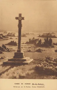 carte postale CROIX DE MODEZ Côtes-d'Armor 1903-1920 013538 Photo