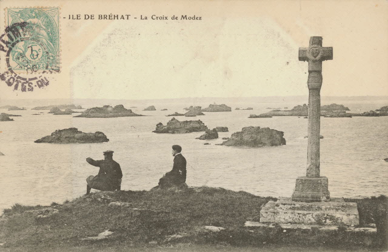 carte postale LA CROIX DE MODEZ Côtes-d'Armor 1906 013539 Photo