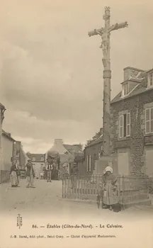 carte postale LE CALVAIRE Côtes-d'Armor 1903-1920 013571 Photo