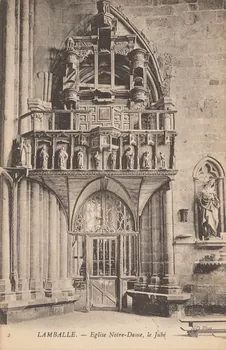 carte postale EGLISE NOTRE-DAME, LE JUBE Côtes-d'Armor 1903-1920 013595 Photo