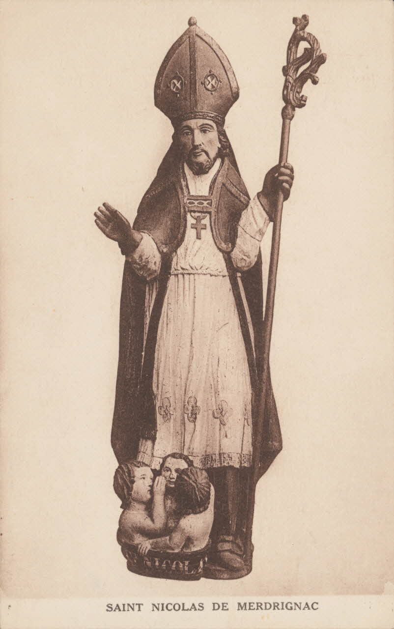 carte postale SAINT NICOLAS DE MERDRIGNAC Côtes-d'Armor 1921-1950 013631 Photo