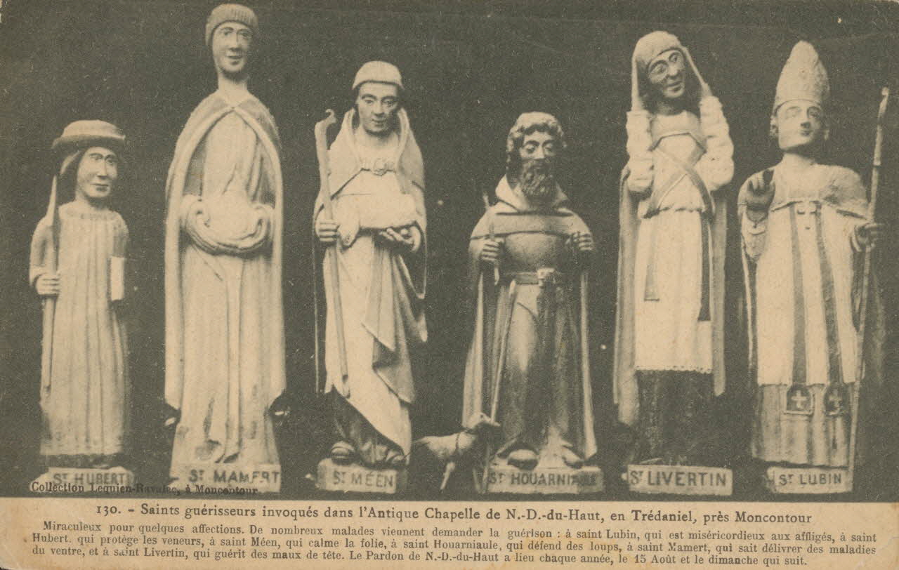 carte postale SAINTS GUERISSEURS, CHAPELLE N. -D. -DU-HAUT Côtes-d'Armor 1903-1920 013639 Photo