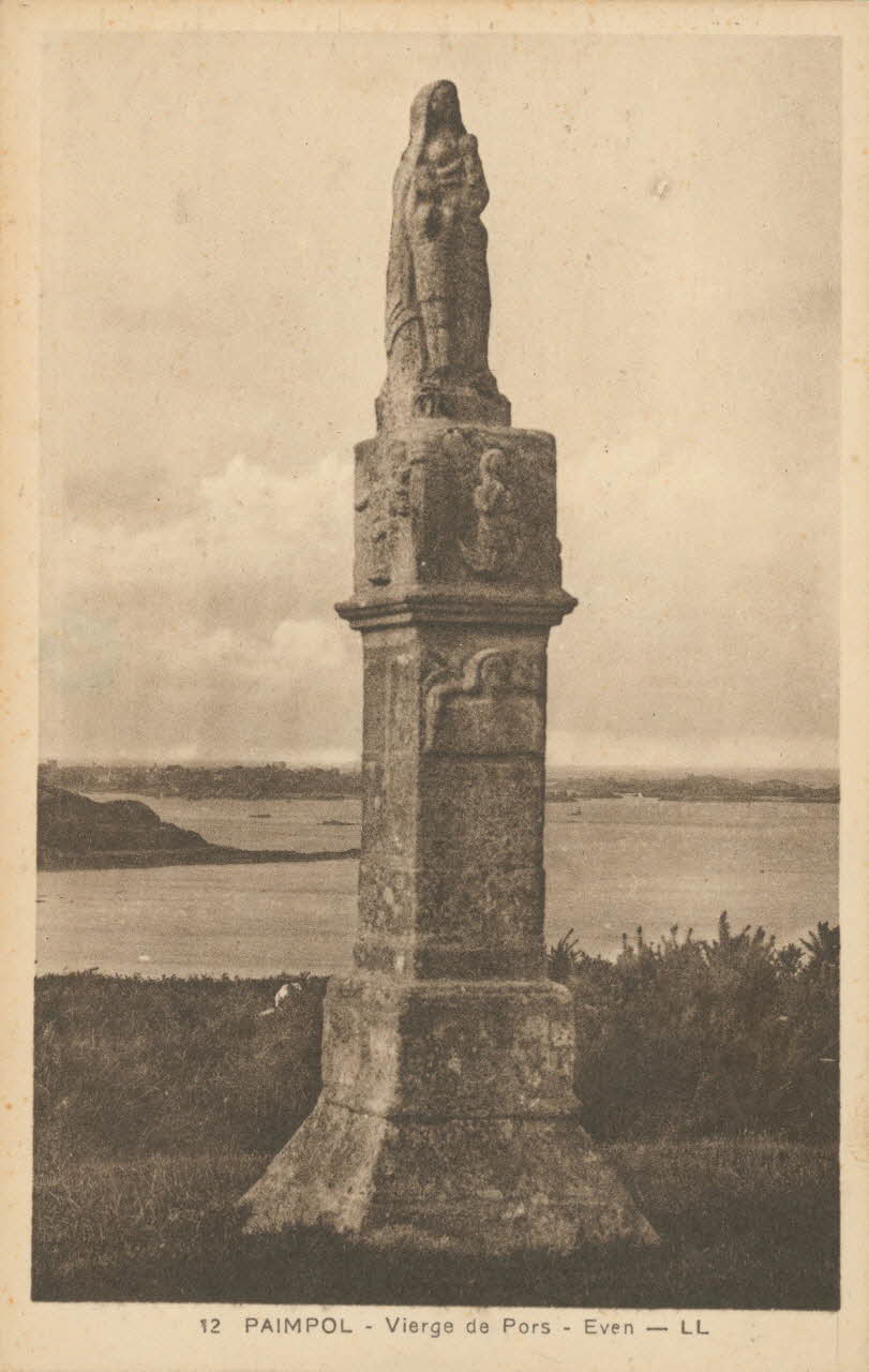 carte postale VIERGE DE PORS-EVEN Côtes-d'Armor 1903-1920 013653 Photo