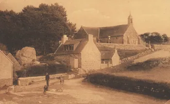 carte postale LE CHEMIN DE LA CHAPELLE Côtes-d'Armor 1921-1950 013661 Photo