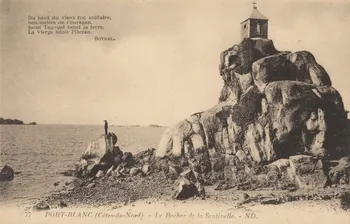 carte postale LE ROCHER DE LA SENTINELLE Côtes-d'Armor 1903-1920 013665 Photo