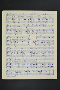 partition de musique petit format 1969.88.216 Photo Mucem