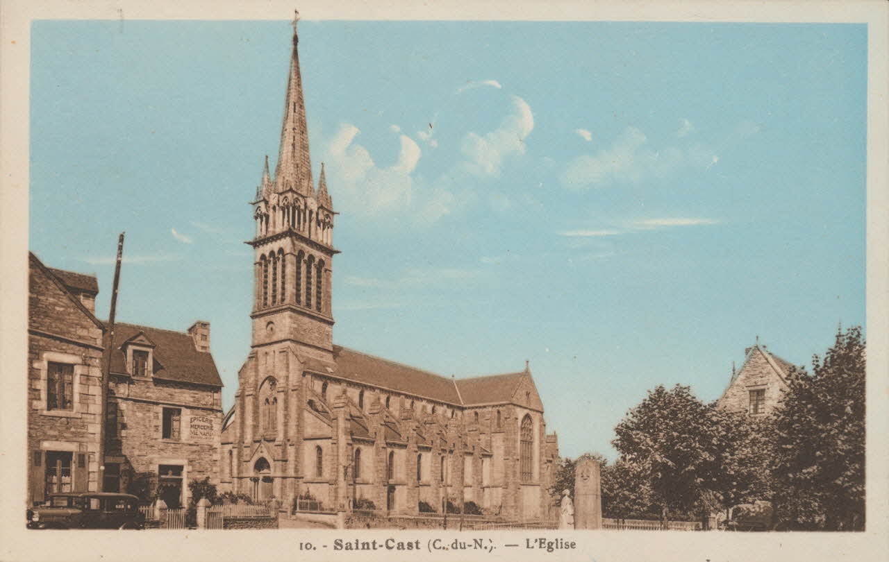 carte postale L'EGLISE Côtes-d'Armor 1936 013779 Photo