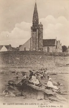 carte postale L'EGLISE DE LA GREVE Côtes-d'Armor 1903-1920 013789 Photo