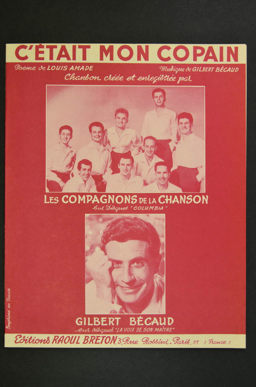 partition de musique petit format 1969.88.219 Photo Mucem