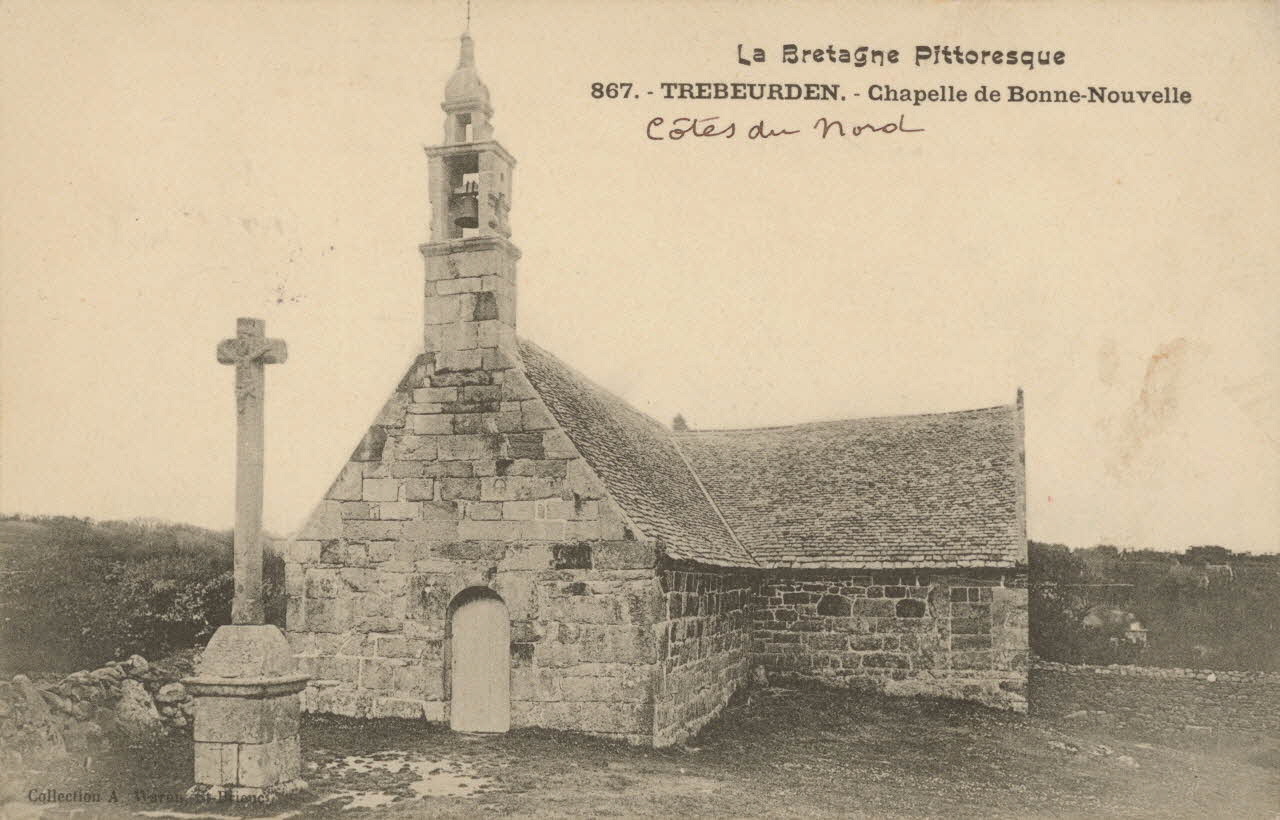 carte postale CHAPELLE DE BONNE-NOUVELLE Côtes-d'Armor 1907 013802 Photo