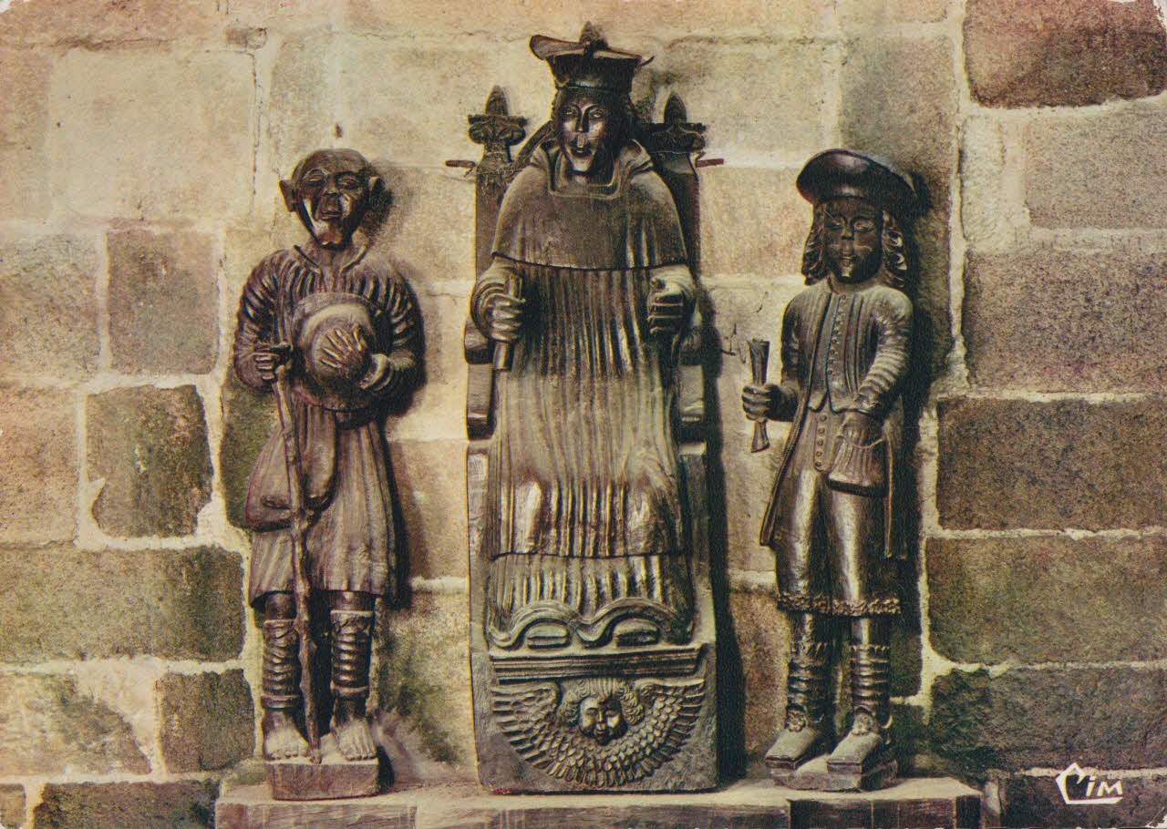 carte postale LA CATHEDRALE. ST YVES ENTRE LE RICHE ET LE PAUVRE Côtes-d'Armor 1950 013843 Photo