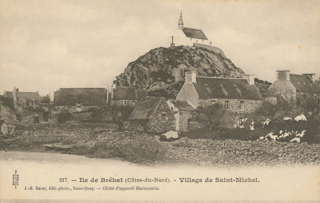 carte postale ILE DE BREHAT-ST MICHEL Côtes-d'Armor 1903-1950 013852 Photo