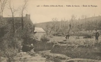 carte postale ETABLES-VALLEE DE GACON Côtes-d'Armor 1903-1950 013854 Photo