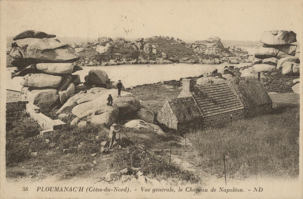 carte postale PLOUMANAC'H LECHAPEAU DE NAPOLEON Côtes-d'Armor 1903-1950 013857 Photo