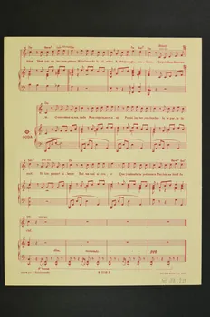 partition de musique petit format 1969.88.219 Photo Mucem