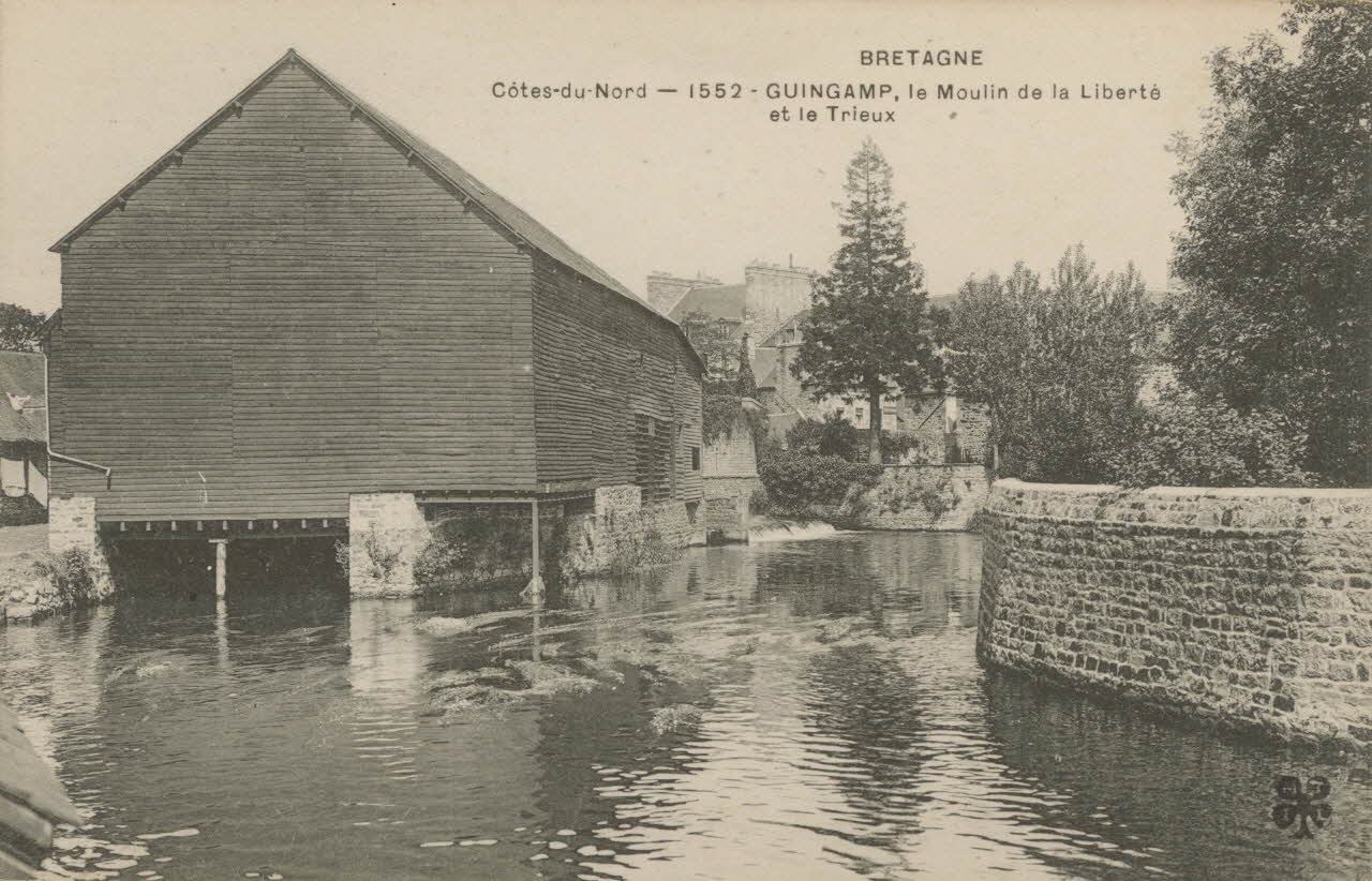 carte postale MOULIN DE LA LIBERTE ET LE TRIEUX Côtes-d'Armor 1903-1950 013879 Photo