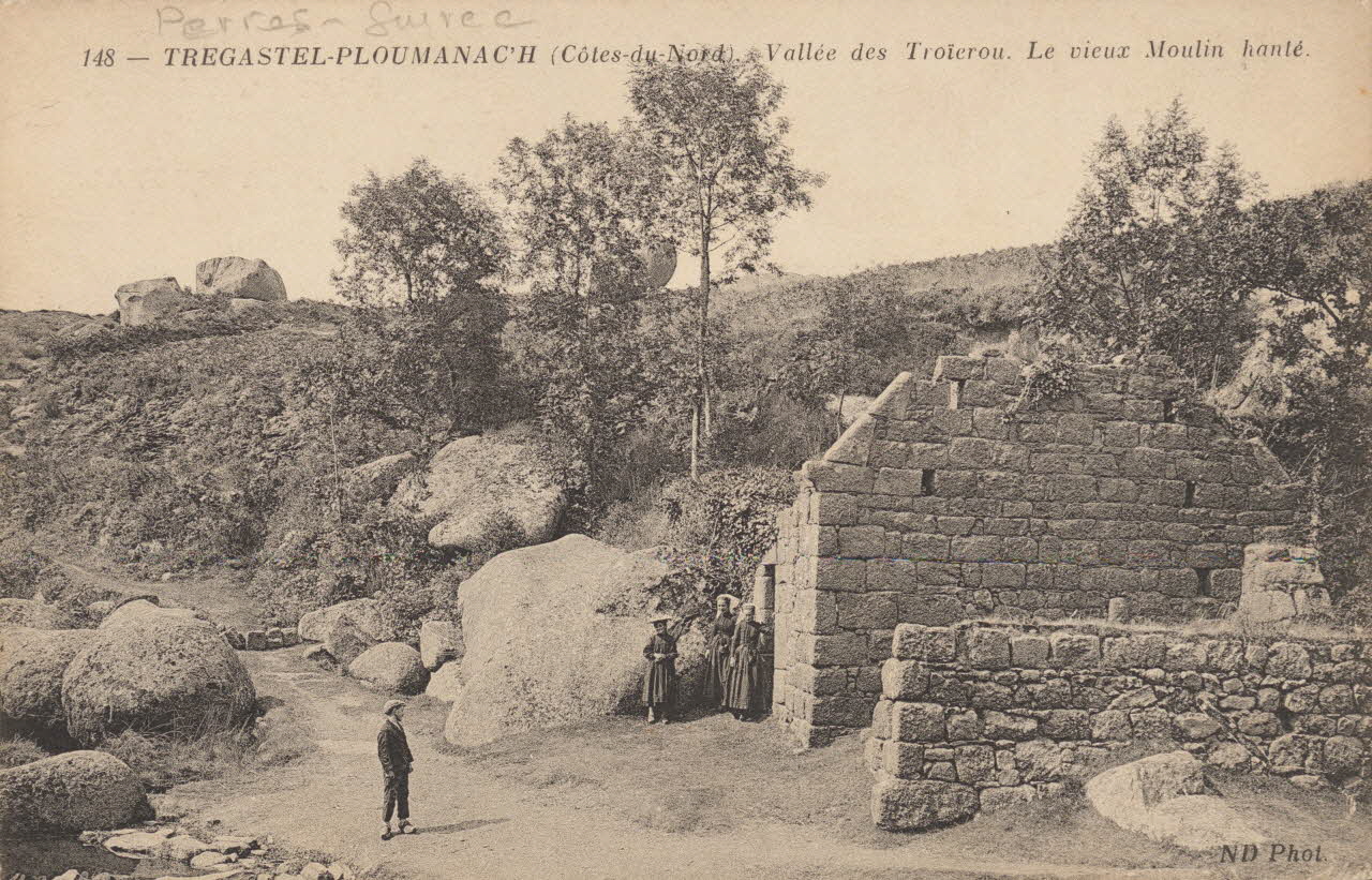 carte postale VIEUXMOULIN  HANTE-VALLEE Côtes-d'Armor 1903-1950 013889 Photo